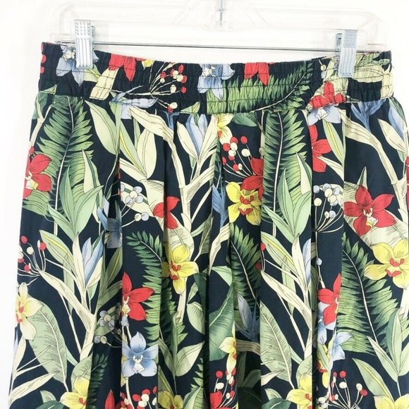 Philosophy Floral Print Full Midi Skirt Elastic M - Picture 4 of 8